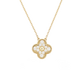 Klee Diamant Halskette