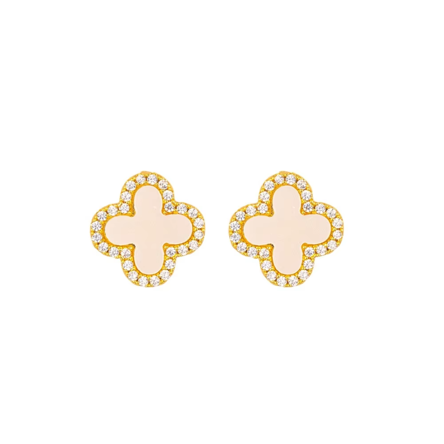 Klee Diamant Ohrringe