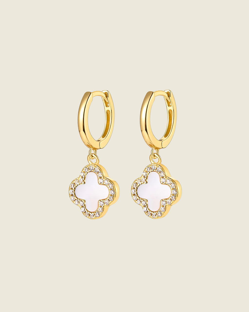 Klee Diamant Ohrringe