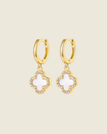 Klee Diamant Ohrringe
