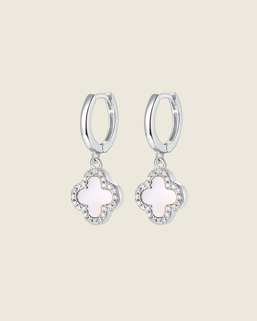 Klee Diamant Ohrringe